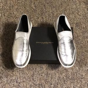 Silver sneakers